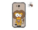 Funda Gel Tpu para Ulefone Armor X6 diseño Leon Dibujos