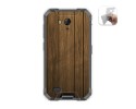 Funda Gel Tpu para Ulefone Armor X6 diseño Madera Dibujos