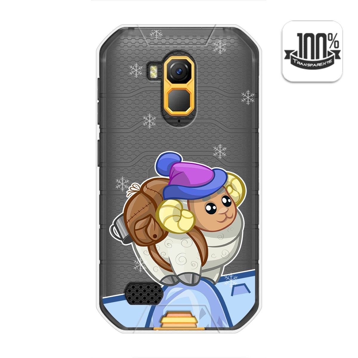 Funda Gel Transparente para Ulefone Armor X7 / X7 Pro diseño Cabra Dibujos