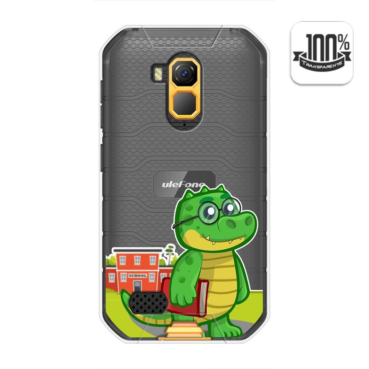 Funda Gel Transparente para Ulefone Armor X7 / X7 Pro diseño Coco Dibujos