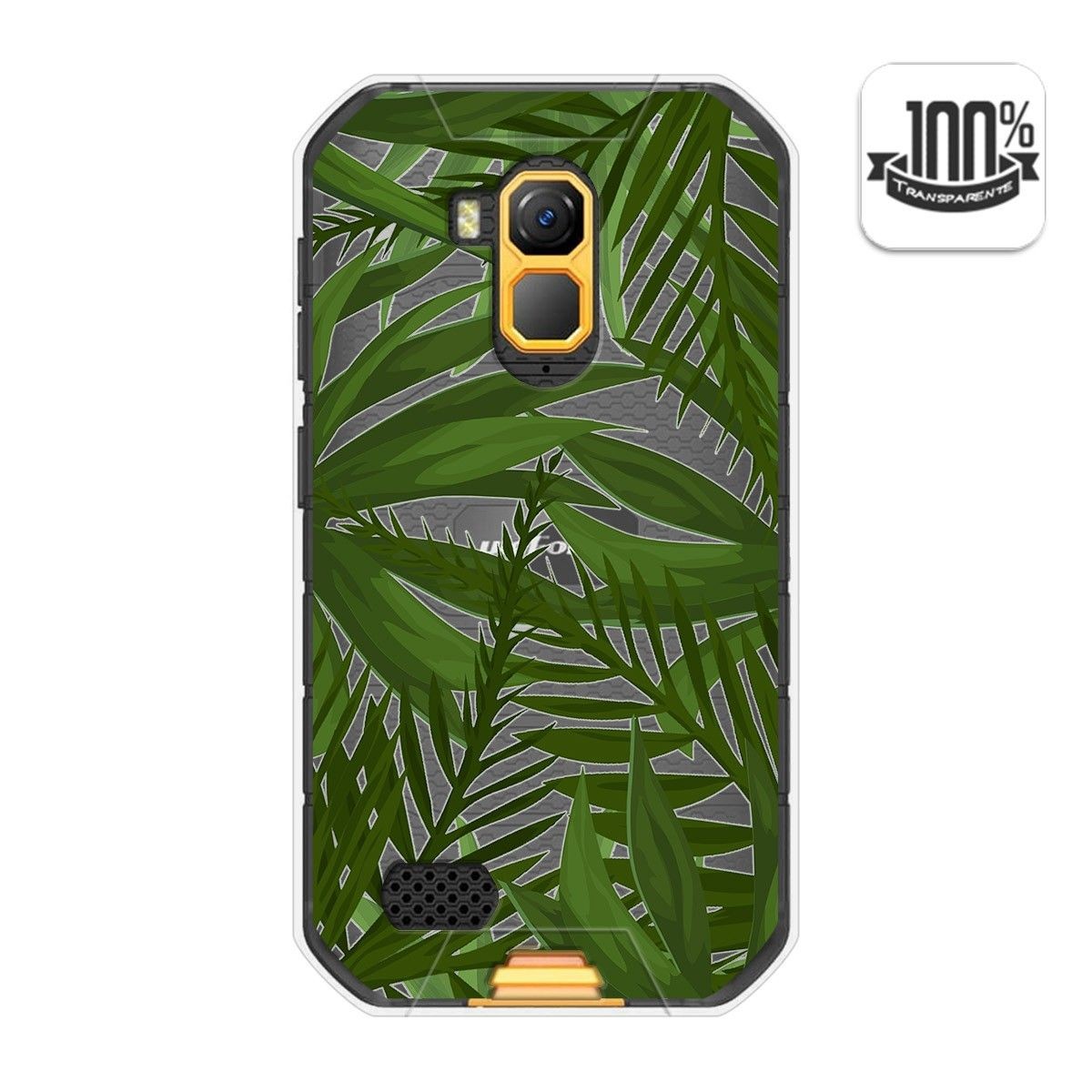 Funda Gel Transparente para Ulefone Armor X7 / X7 Pro diseño Jungla Dibujos