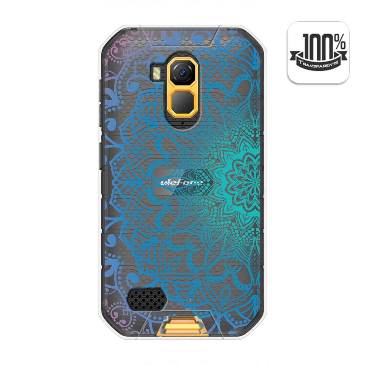 Funda Gel Transparente para Ulefone Armor X7 / X7 Pro diseño Mandala Dibujos