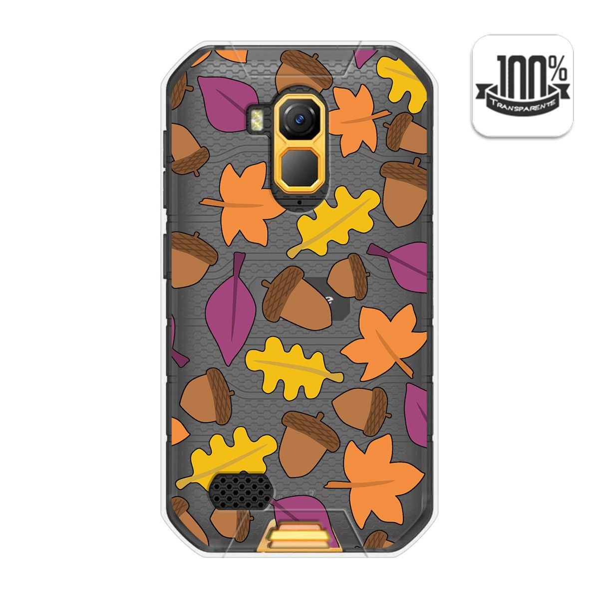 Funda Gel Transparente para Ulefone Armor X7 / X7 Pro diseño Otoño Dibujos