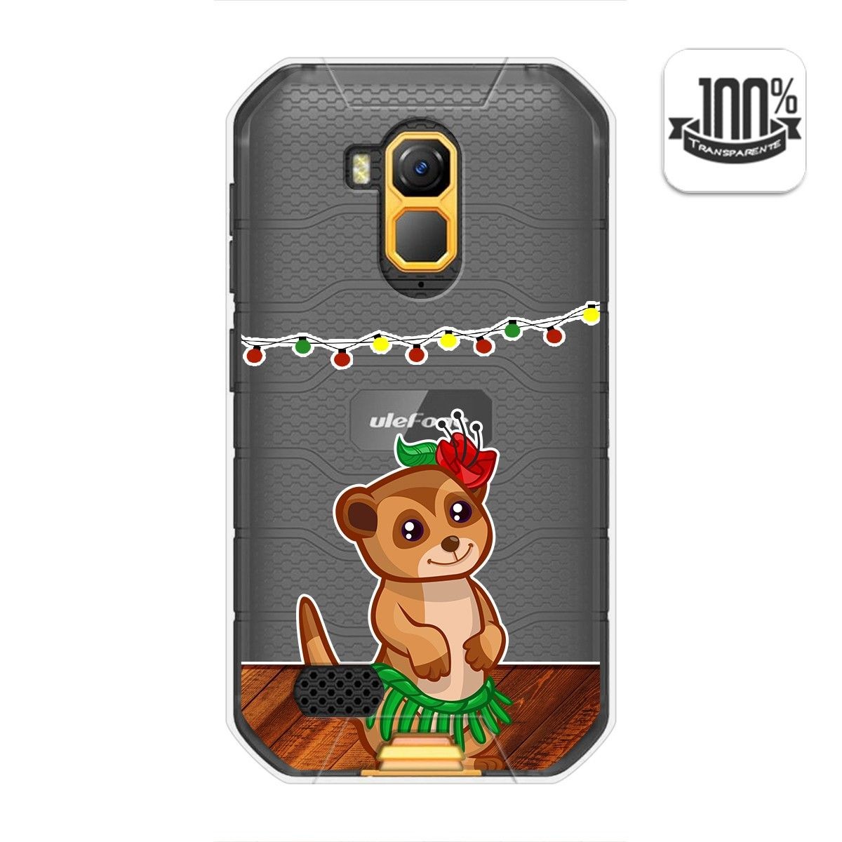 Funda Gel Transparente para Ulefone Armor X7 / X7 Pro diseño Suricata Dibujos