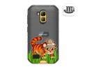 Funda Gel Transparente para Ulefone Armor X7 / X7 Pro diseño Tigre Dibujos