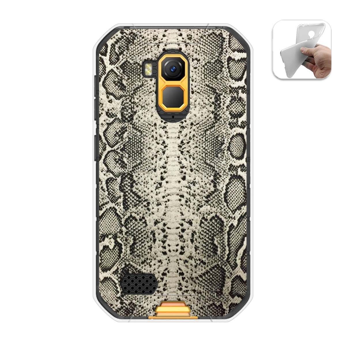 Funda Gel Tpu para Ulefone Armor X7 / X7 Pro diseño Animal 01 Dibujos