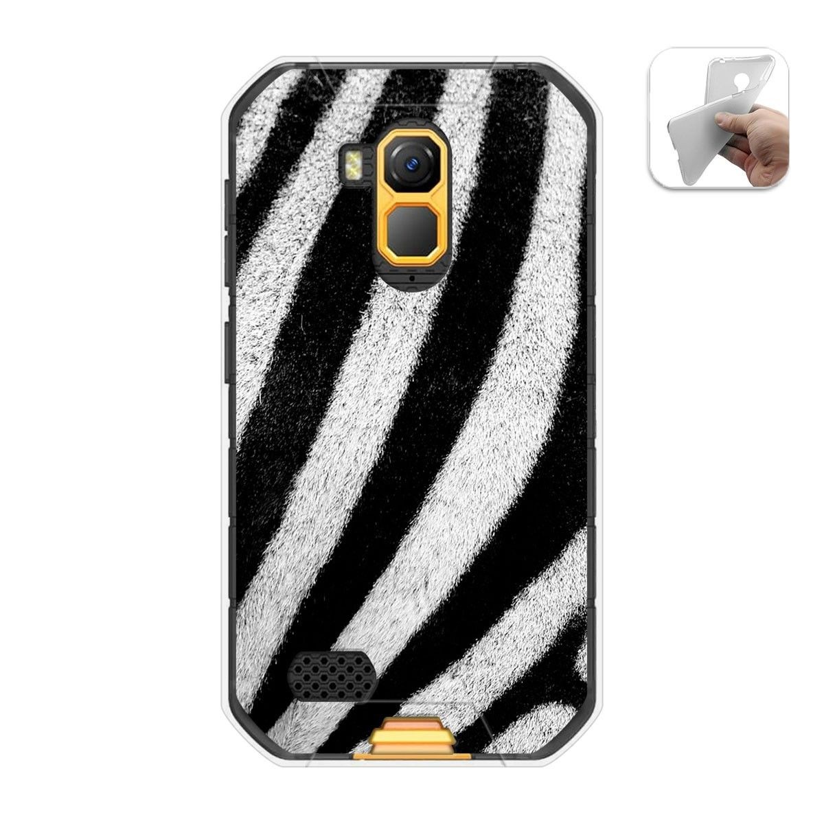 Funda Gel Tpu para Ulefone Armor X7 / X7 Pro diseño Animal 02 Dibujos