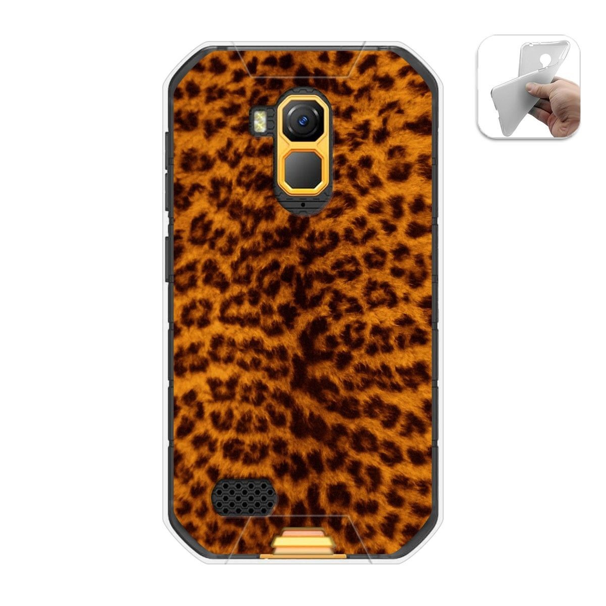 Funda Gel Tpu para Ulefone Armor X7 / X7 Pro diseño Animal 03 Dibujos