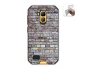Funda Gel Tpu para Ulefone Armor X7 / X7 Pro diseño Ladrillo 02 Dibujos