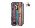 Funda Gel Tpu para Ulefone Armor X7 / X7 Pro diseño Madera 10 Dibujos