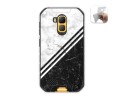 Funda Gel Tpu para Ulefone Armor X7 / X7 Pro diseño Mármol 01 Dibujos