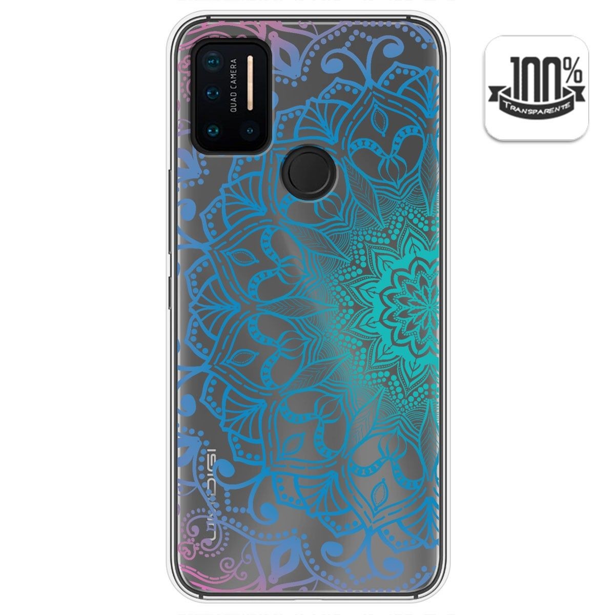 Funda Gel Transparente para Umidigi A7 Pro diseño Mandala Dibujos