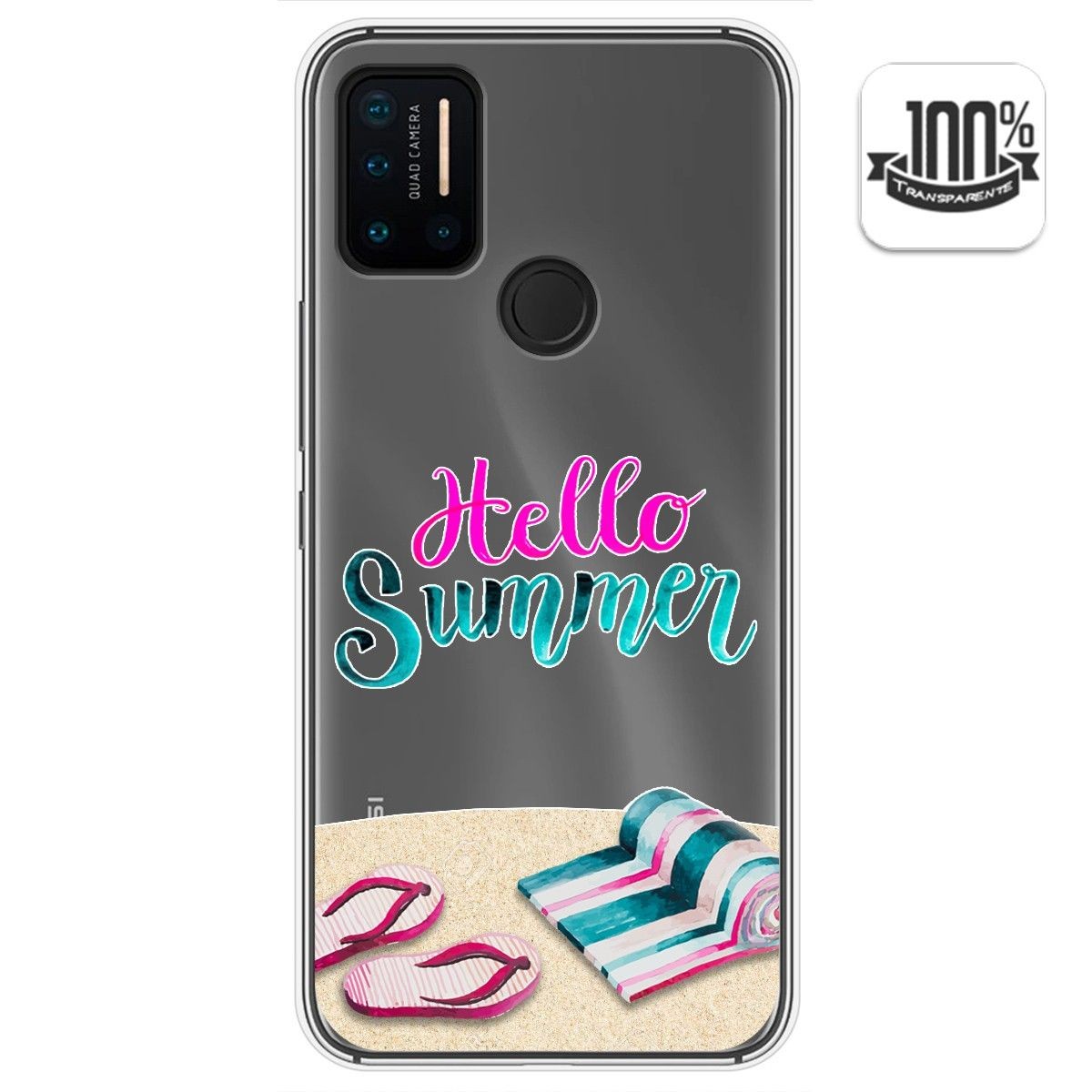 Funda Gel Transparente para Umidigi A7 Pro diseño Summer Dibujos