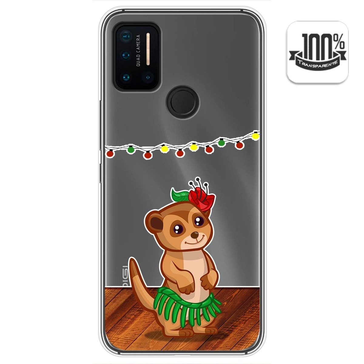 Funda Gel Transparente para Umidigi A7 Pro diseño Suricata Dibujos
