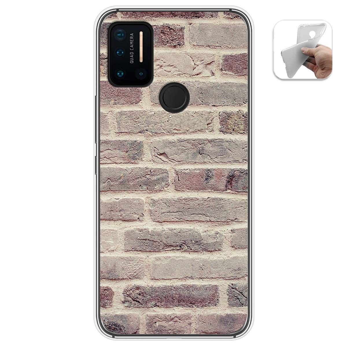 Funda Gel Tpu para Umidigi A7 Pro diseño Ladrillo 01 Dibujos