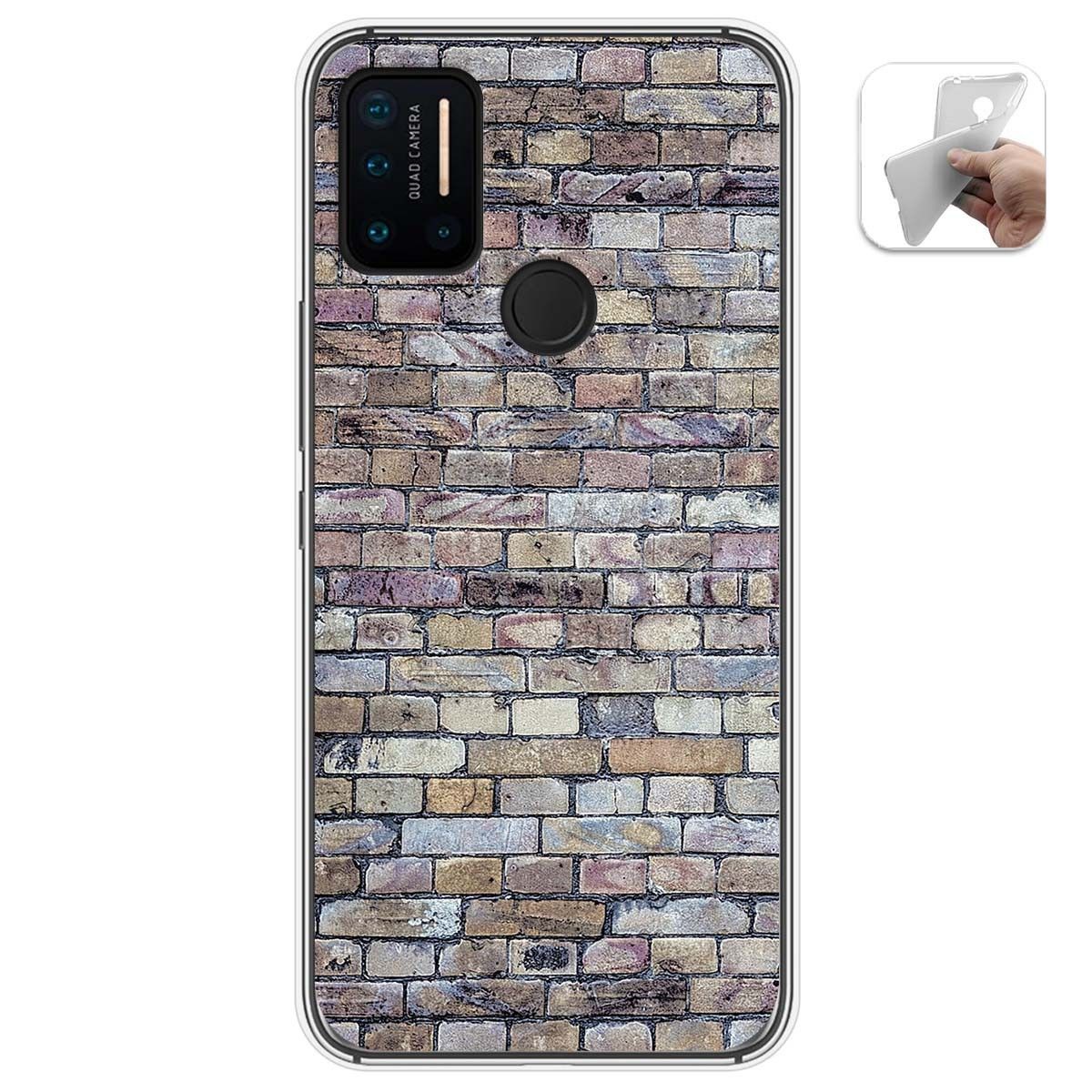 Funda Gel Tpu para Umidigi A7 Pro diseño Ladrillo 02 Dibujos