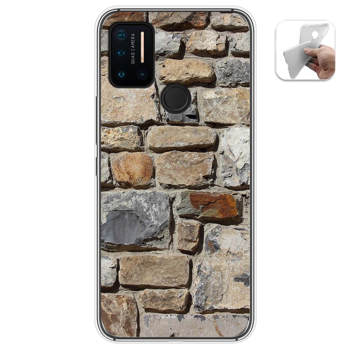 Funda Gel Tpu para Umidigi A7 Pro diseño Ladrillo 03 Dibujos