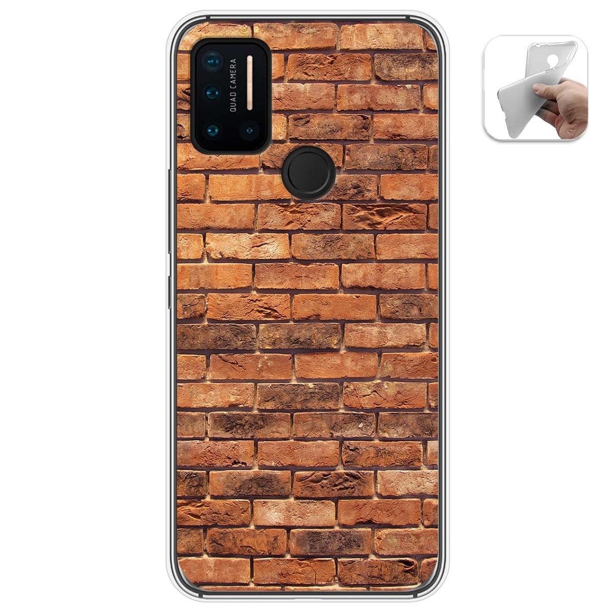 Funda Gel Tpu para Umidigi A7 Pro diseño Ladrillo 04 Dibujos