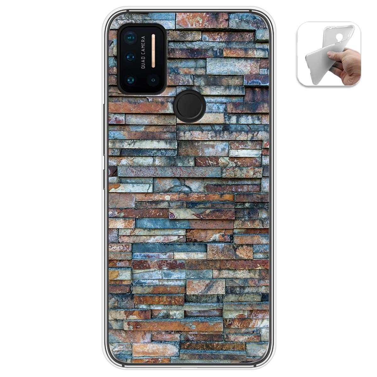Funda Gel Tpu para Umidigi A7 Pro diseño Ladrillo 05 Dibujos