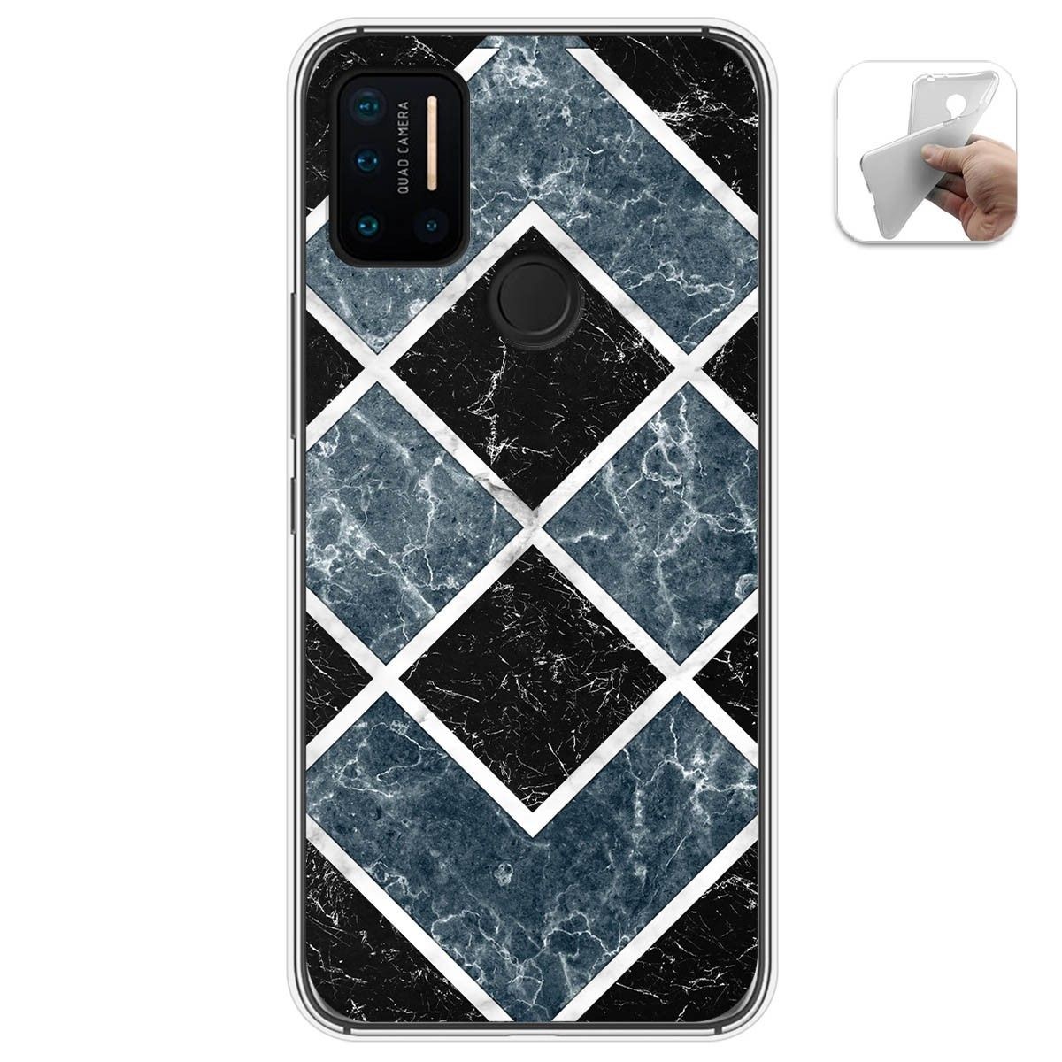 Funda Gel Tpu para Umidigi A7 Pro diseño Mármol 06 Dibujos