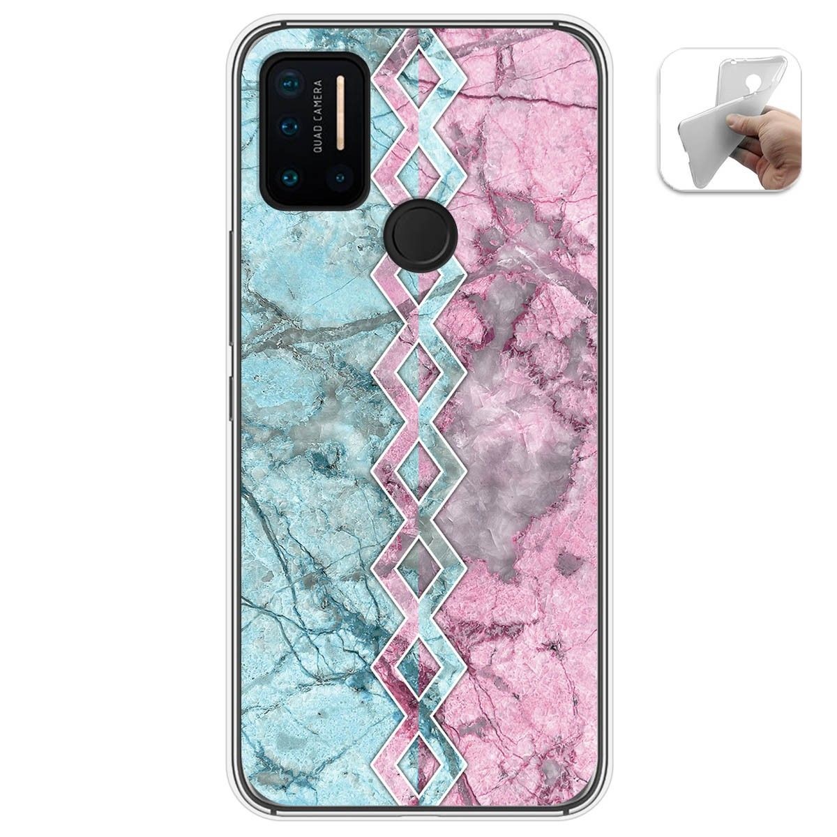 Funda Gel Tpu para Umidigi A7 Pro diseño Mármol 08 Dibujos