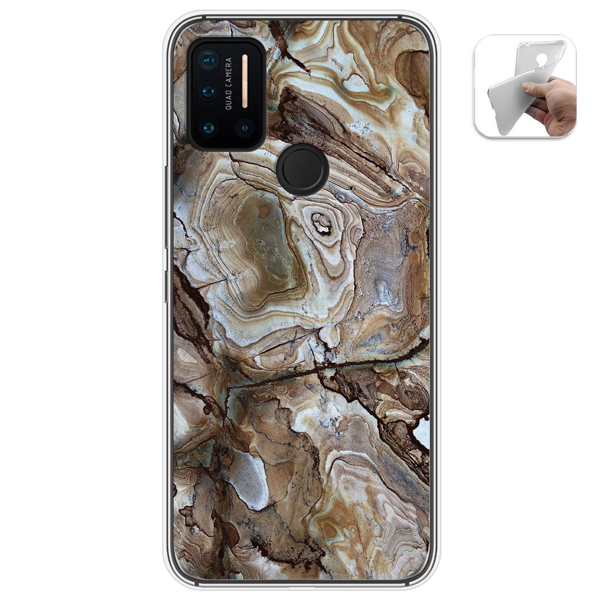 Funda Gel Tpu para Umidigi A7 Pro diseño Mármol 14 Dibujos