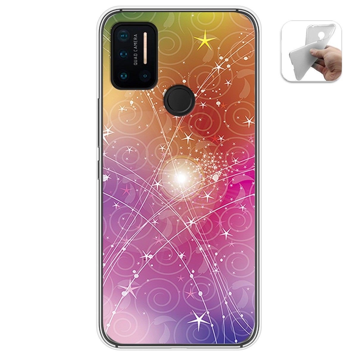 Funda Gel Tpu para Umidigi A7 Pro diseño Abstracto Dibujos