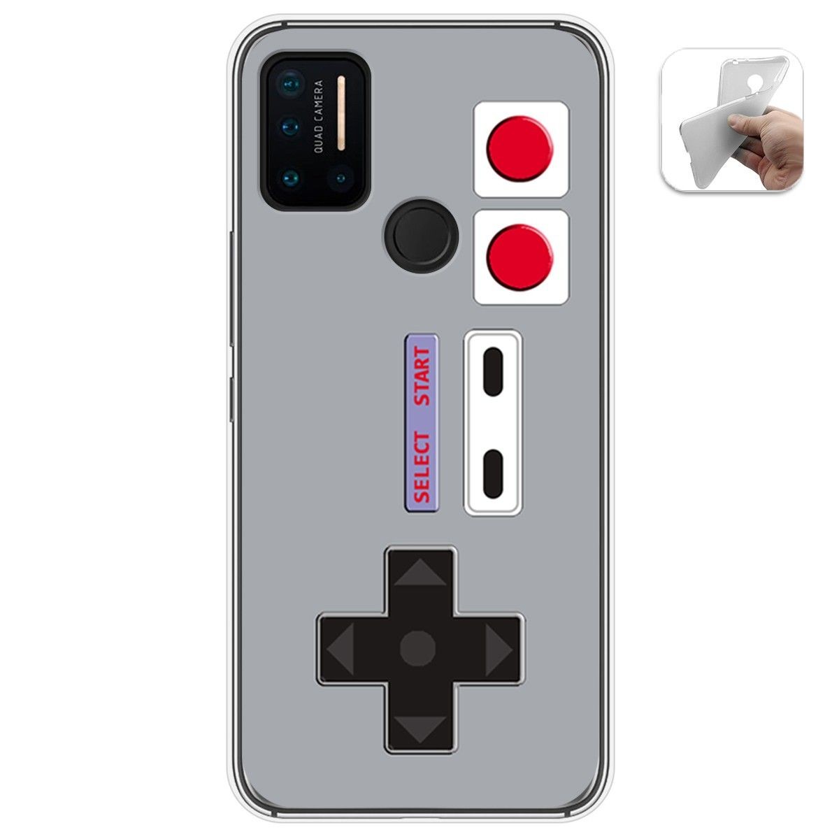 Funda Gel Tpu para Umidigi A7 Pro diseño Consola Dibujos