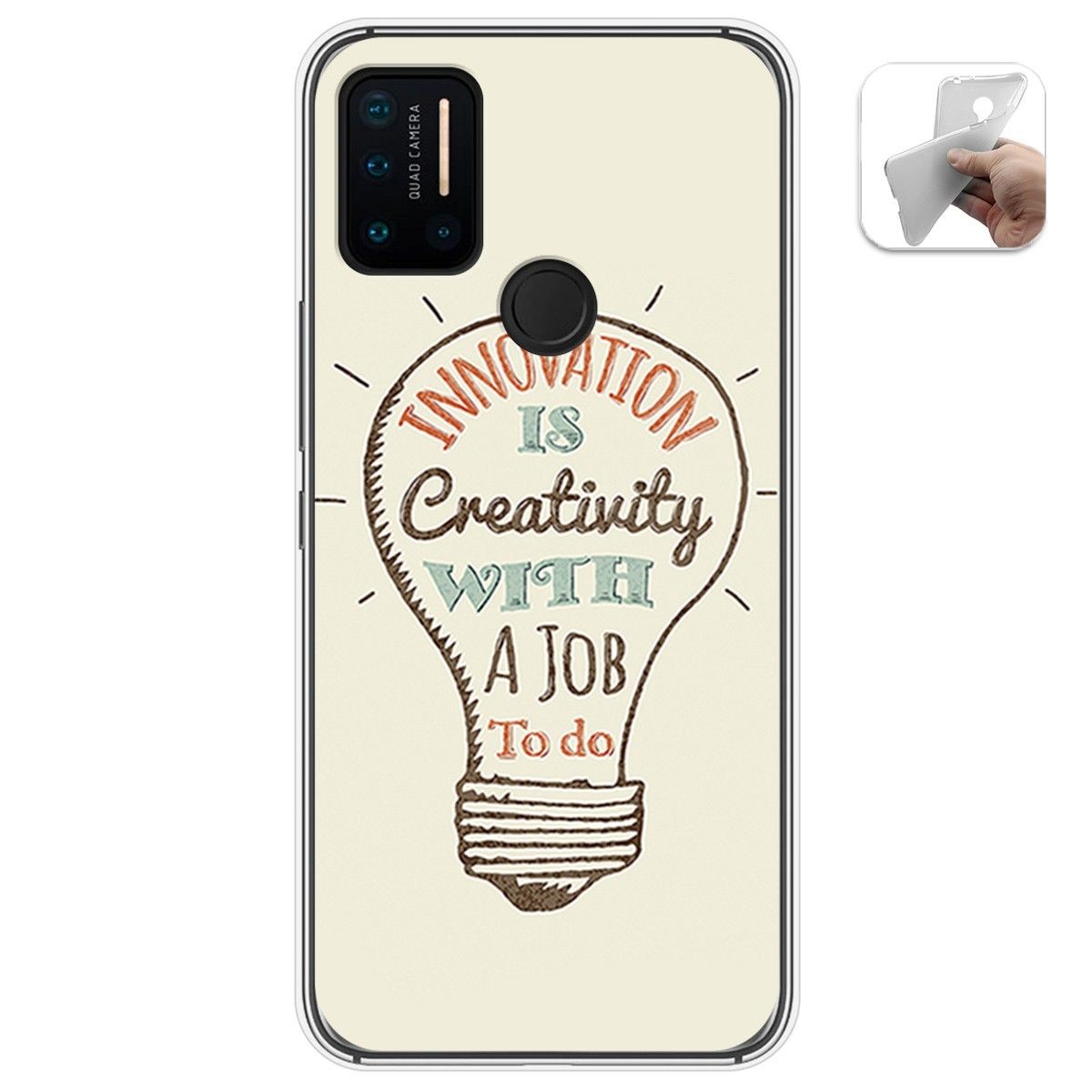 Funda Gel Tpu para Umidigi A7 Pro diseño Creativity Dibujos