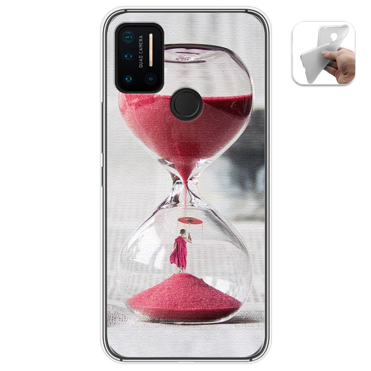 Funda Gel Tpu para Umidigi A7 Pro diseño Reloj Dibujos