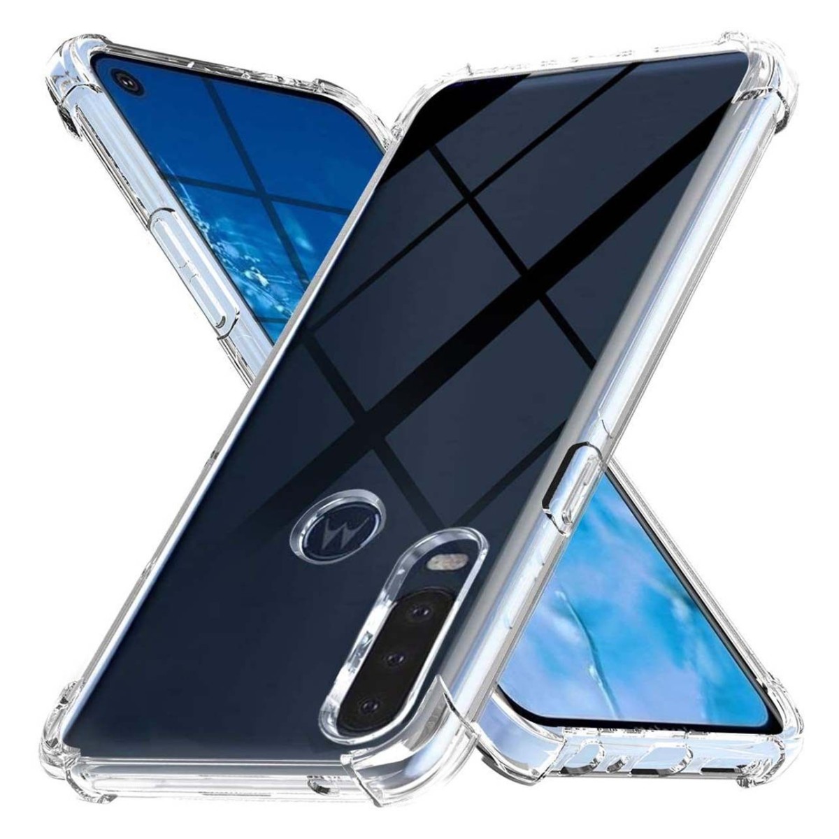 Funda Gel Tpu Anti-Shock Transparente para Motorola Moto G8