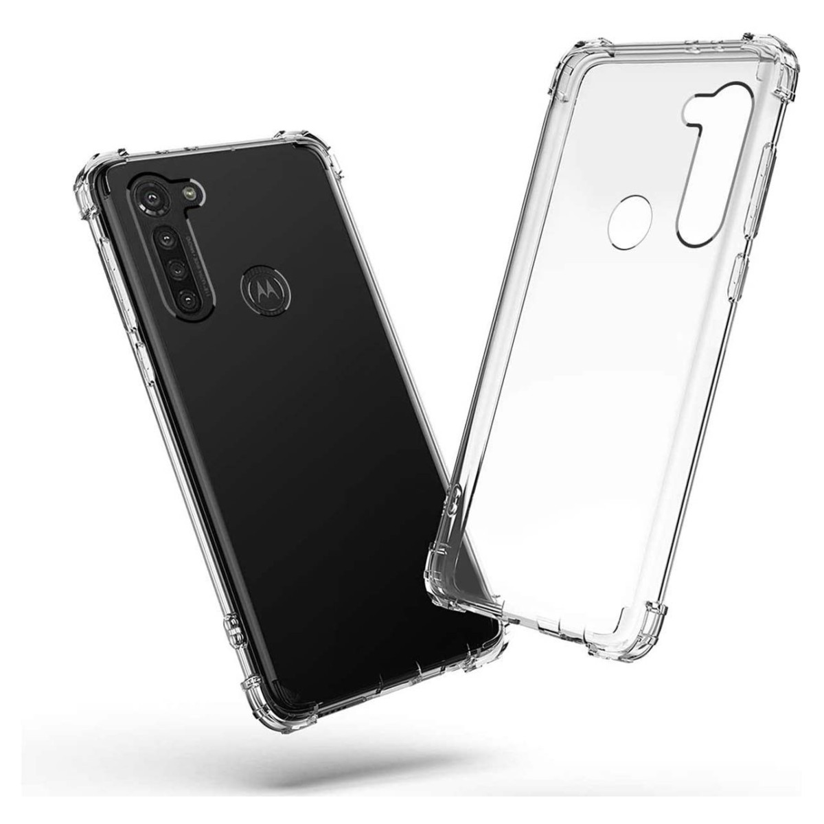 Funda Gel Tpu Anti-Shock Transparente para Motorola Moto G8 Power