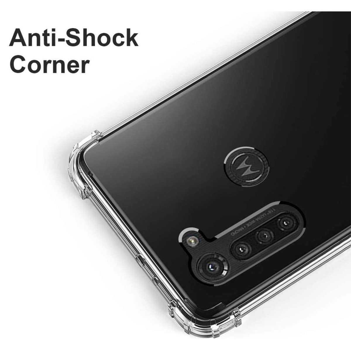 Funda Gel Tpu Anti-Shock Transparente para Motorola Moto G8 Power