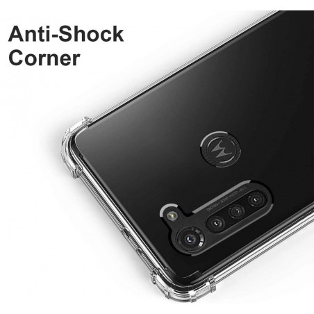 Funda Gel Tpu Anti-Shock Transparente para Motorola Moto G8 Power