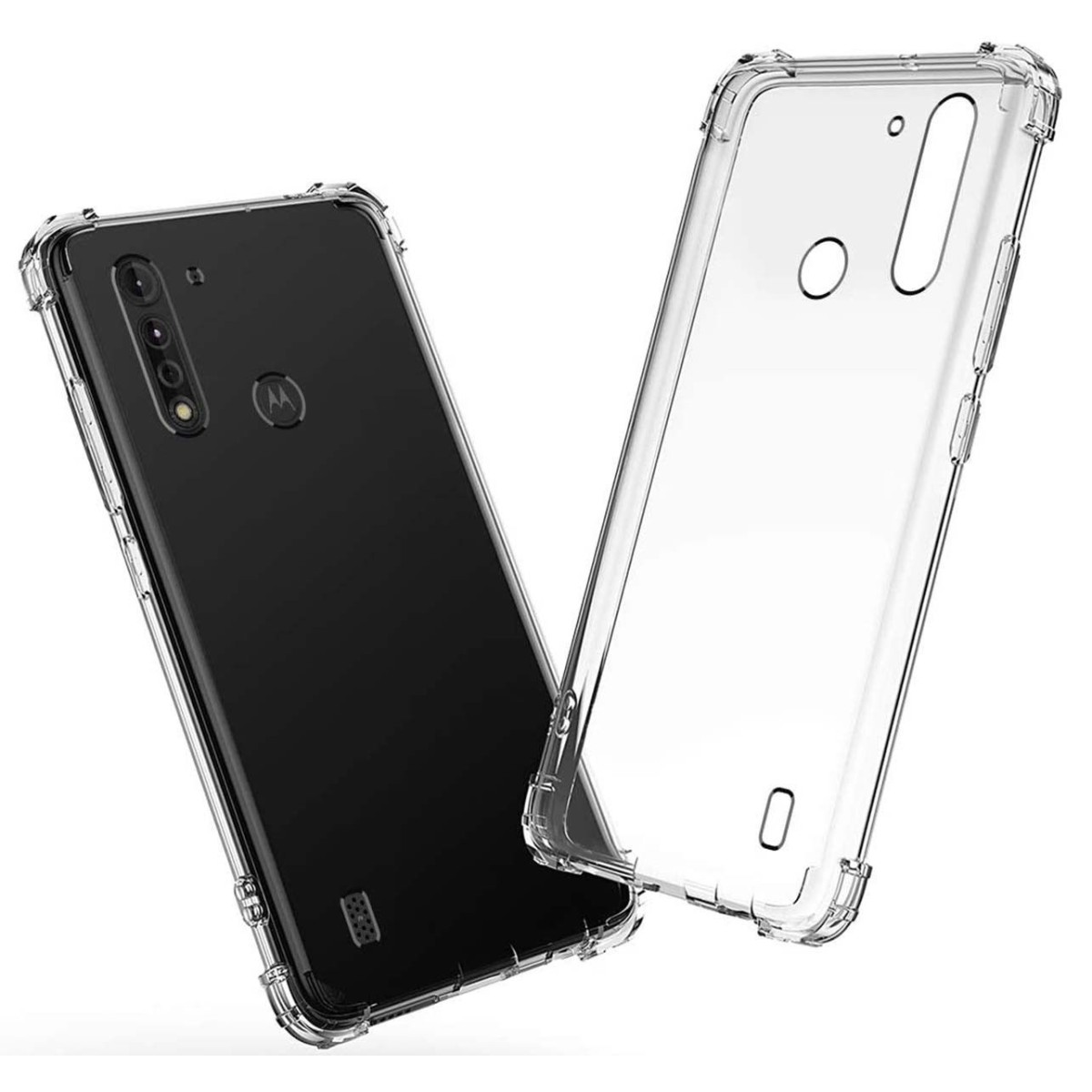 Funda Gel Tpu Anti-Shock Transparente para Motorola Moto G8 Power Lite