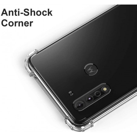 Funda Gel Tpu Anti-Shock Transparente para Motorola Moto G8 Power Lite