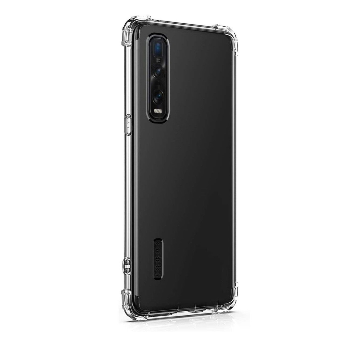 Funda Gel Tpu Anti-Shock Transparente para Oppo Find X2 Pro