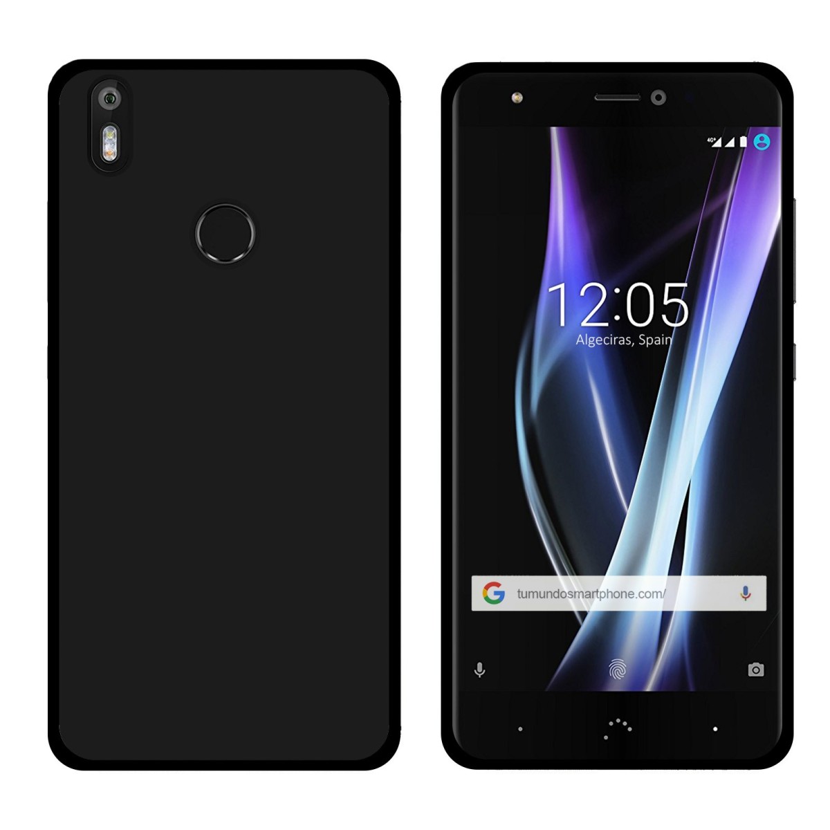 Funda Gel Tpu para Bq Aquaris X / X Pro Color Negra