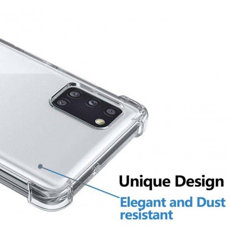 Funda Gel Tpu Anti-Shock Transparente para Samsung Galaxy A31