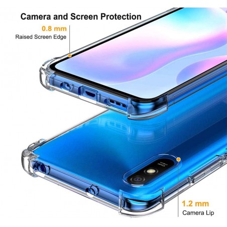 Funda Gel Tpu Anti-Shock Transparente para Xiaomi Redmi 9A / 9AT