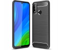 Funda Gel Tpu Tipo Carbon Negra para Huawei P Smart 2020