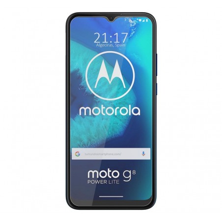 Protector Cristal Templado para Motorola Moto G8 Power Lite Vidrio