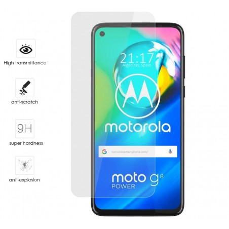 Protector Cristal Templado para Motorola Moto G8 Power Vidrio
