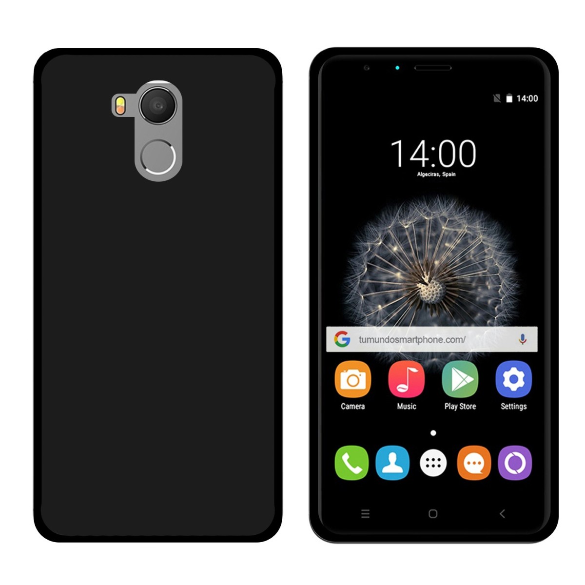 Funda Gel Tpu para Oukitel U15 / U15 Pro Color Negra