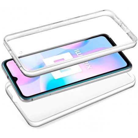 Funda Completa Transparente Pc + Tpu Full Body 360 para Xiaomi Redmi 9A / 9AT