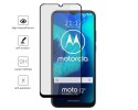 Protector Cristal Templado Completo 5D Full Glue Negro para Motorola Moto G8 Power Lite Vidrio