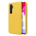 Funda Silicona Líquida Ultra Suave para Xiaomi Mi Note 10 Lite color Amarilla