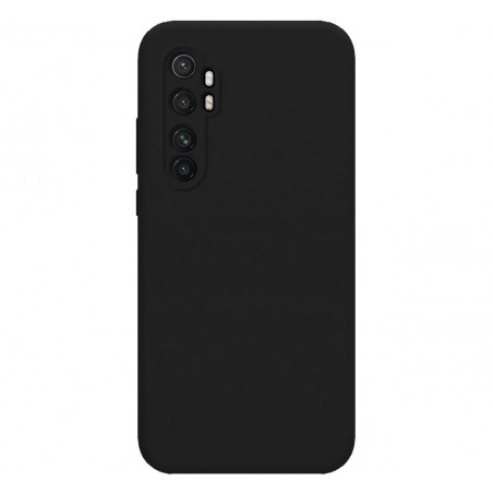 Funda Silicona Líquida Ultra Suave para Xiaomi Mi Note 10 Lite color Negra