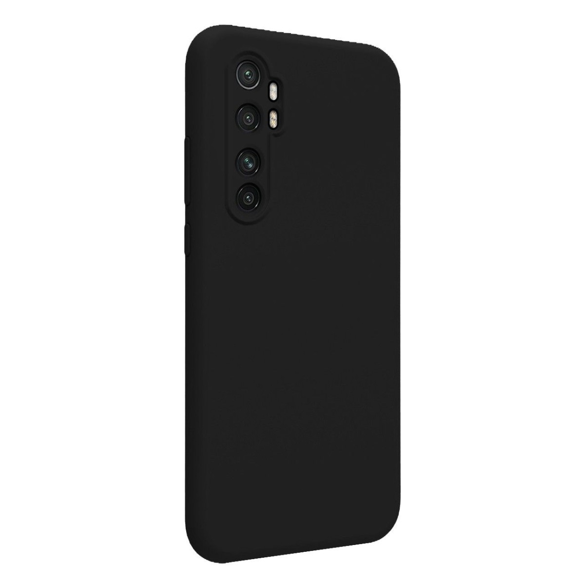 Funda Silicona Líquida Ultra Suave para Xiaomi Mi Note 10 Lite color Negra