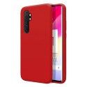Funda Silicona Líquida Ultra Suave para Xiaomi Mi Note 10 Lite color Roja